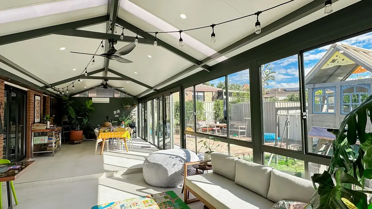 High Quality Sunroom Construction in Edensor Park with Alspec Windows 2 1
